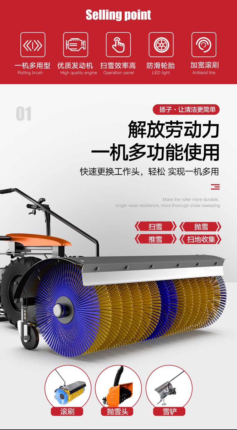 揚(yáng)子手推式拋雪機(jī) YZ-SXJ002(圖5) 揚(yáng)子手推式拋雪機(jī) YZ-SXJ002(圖5)